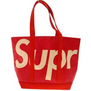 SUMPREME Red Tote Bag